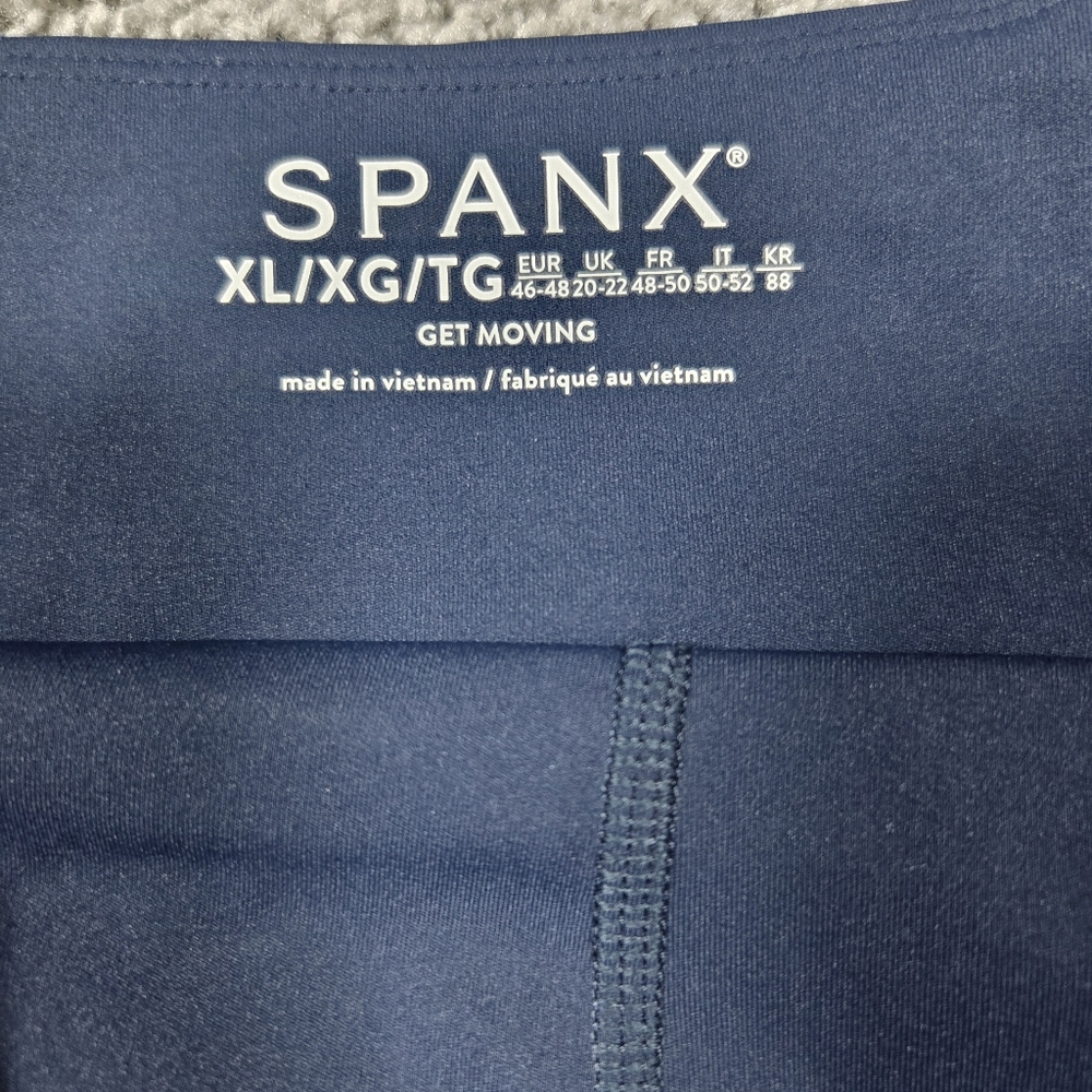 SPANX Get Moving Skort 14” Midnight Navy Blue NWT - Picture 2 of 13